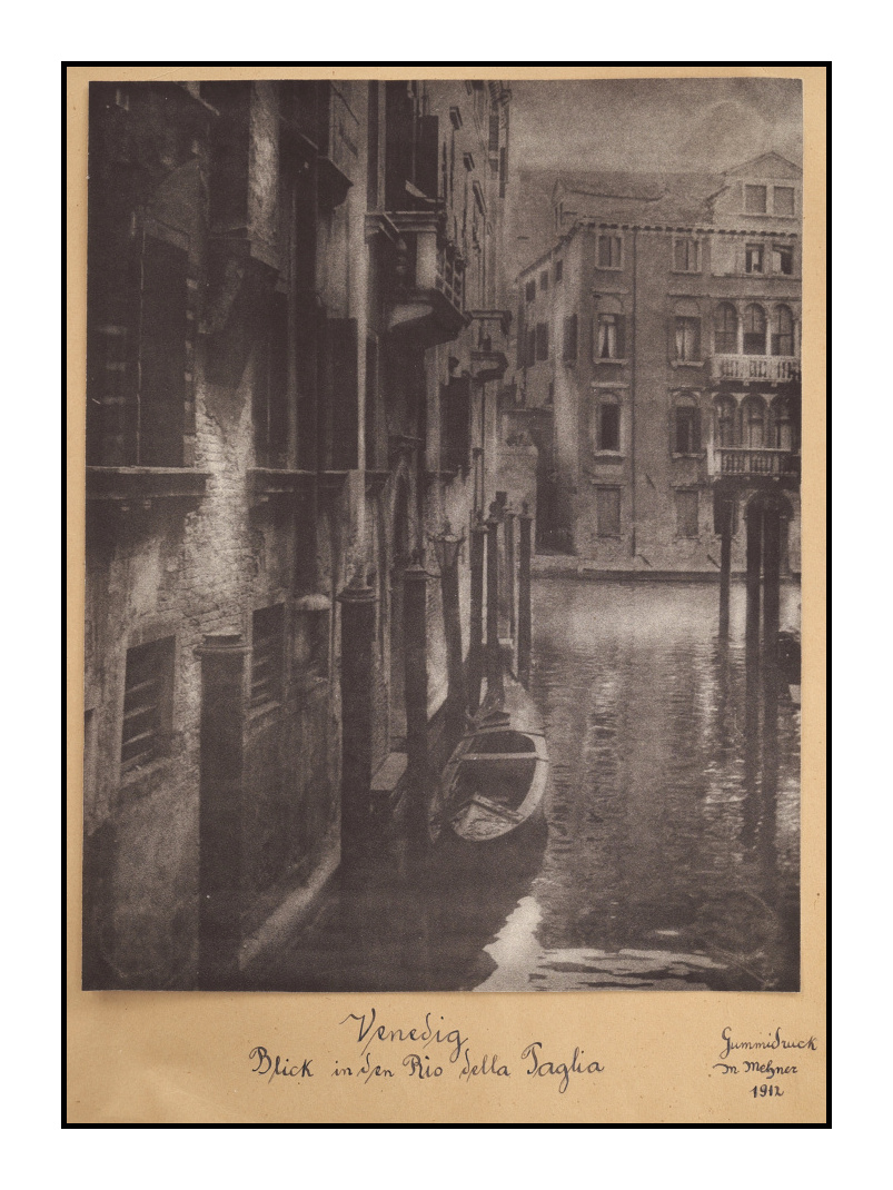 Venedig, Blick in den Rio della Taglia, 1912